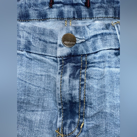 Dear John Blue Skinny Jeans Havana Style Size 14 - Picture 4 of 9